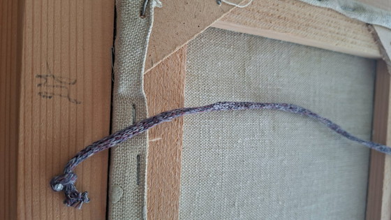 Image 1 of  A. Koyarova (1996) – Winters dorpsgezicht Bozhentsi – Olieverf op linnen