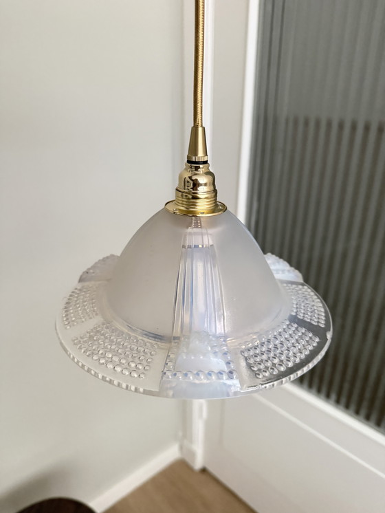 Image 1 of Art Deco holophane lamp