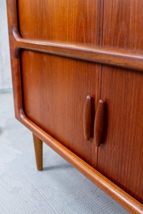 Image 1 of Mobile per dischi vintage, cassettiera, credenza Dyrlund, teak, metà secolo