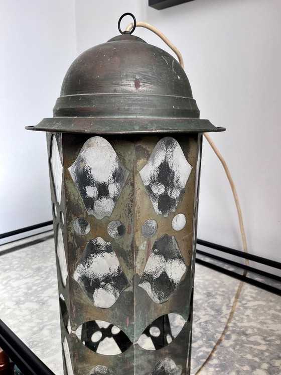 Image 1 of Art Deco / Amsterdam School hall lamp