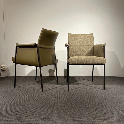 HEDesign Yolanthe dining chair (set of 6) – eetkamerstoelen, Leather, Plastic (photo 2 of 8)