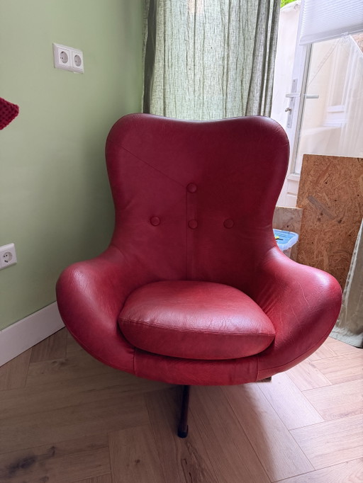 Eierstoel – draaistoelen, Skai, Wood
