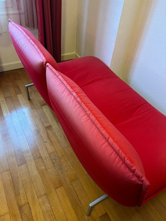 Image 1 of Canapé d’angle modulaire “Câlin” – Pascal Mourgue pour Cinna / Ligne Roset – 4 places, rouge