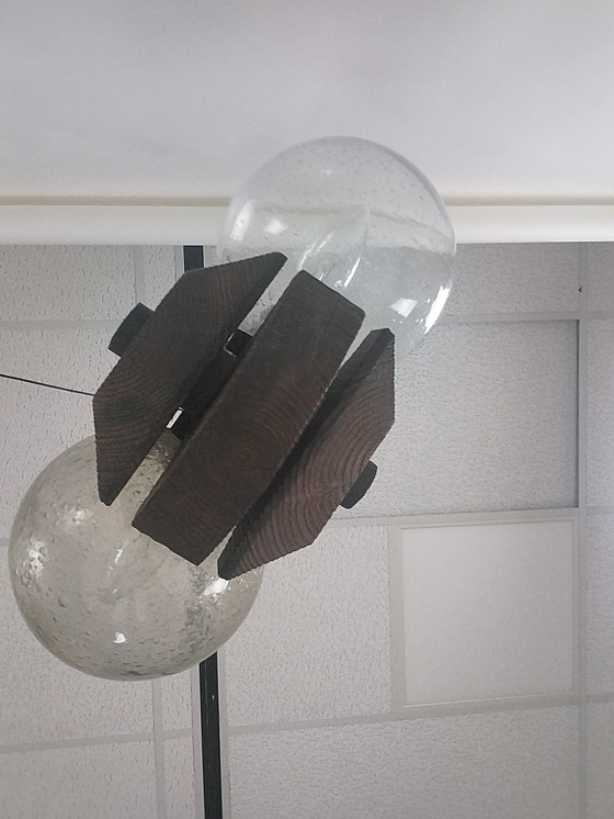 Image 1 of 1 x Temde 803 lampada a sospensione brutalista anni '70