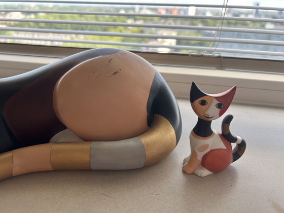 Image 1 of Goebel R. Wachtmeister Nero grote en kleine kat 