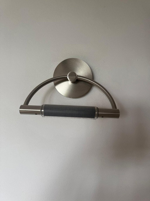 Lampada da parete di design Cini & Nils – Acciaio spazzolato – Lampada da parete moderna italiana