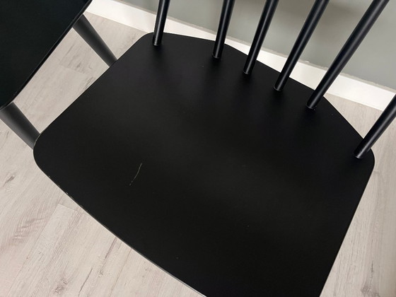 Image 1 of 3 chaises de salle à manger HAY J77 noires