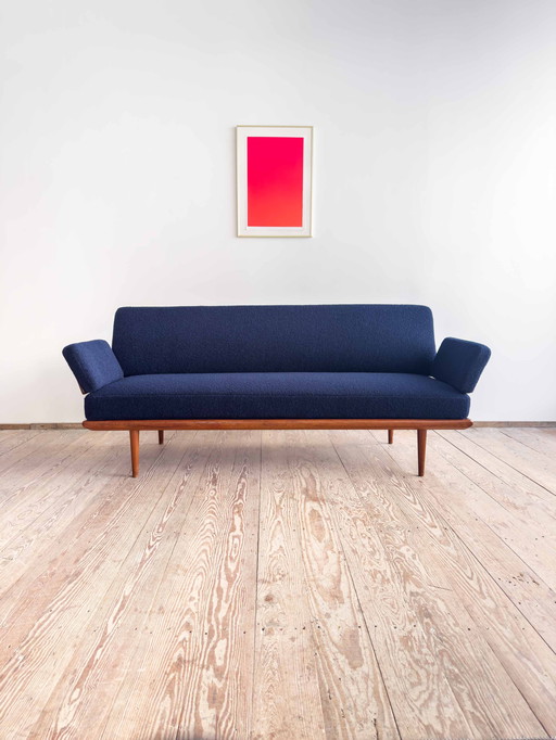 Mid-Century Danish Daybed Minerva Series with Armrests by Peter Hvidt and Orla Mølgaard Nielsen for France & Son, 1960s