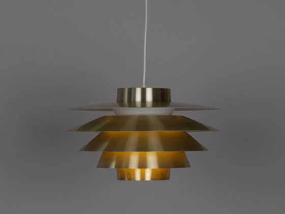 Image 1 of Lampada a sospensione danese vintage Verona di Svend Middelboe, Lyfa, 1962