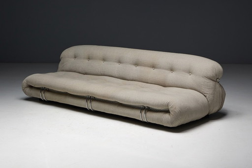 Soriana Sofa by Afra & Tobia Scarpa for Cassina, Italy, 1970s