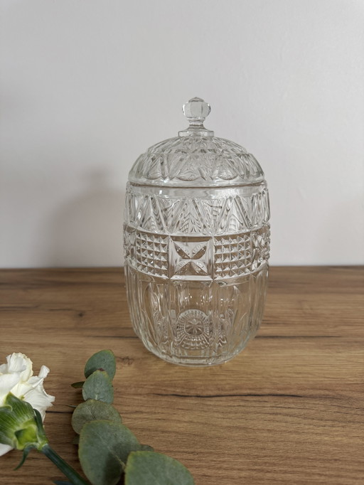 Grote vintage snoepkom