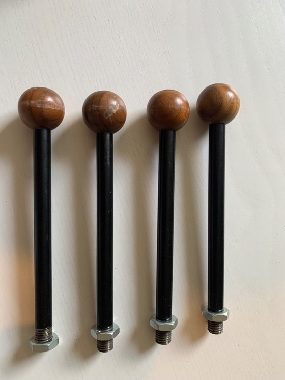 Gubi The Adnet Collection Chest of drawers, Black and Wood, Mid Century Modern (photo 3 of 5)