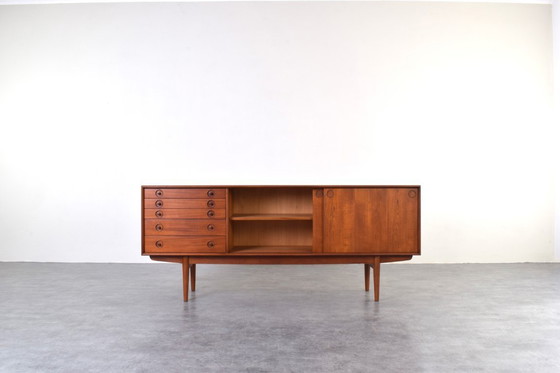 Image 1 of Mid-Century Noors teakhouten dressoir van Bruksbo, jaren 60.