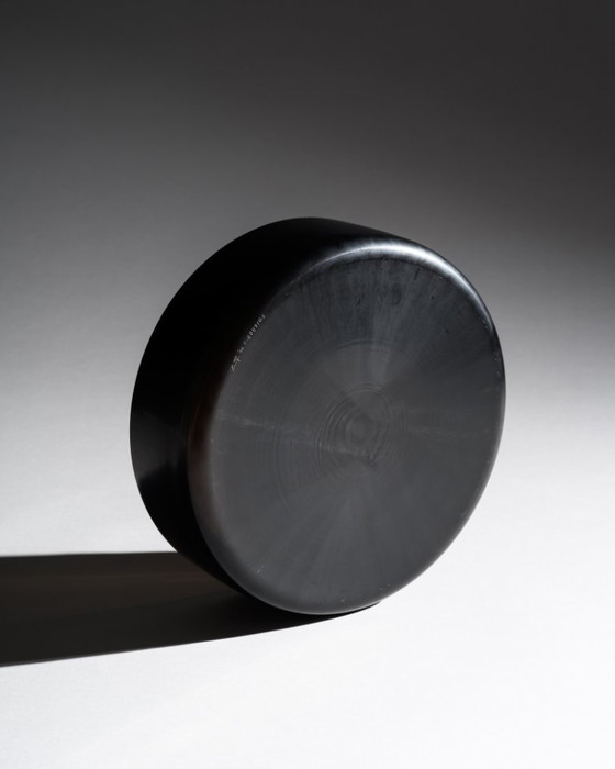 Image 1 of Bol en verre de studio inspiré de l'Op-Art Glasfachschule Zwiesel Hans Wudy Allemagne 2012