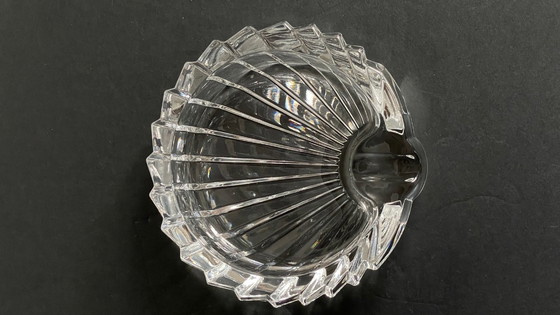 Image 1 of CENDRIER Cristal VINTAGE Forme Coquillage