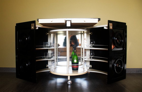 Image 1 of Barmeubel / Mobile bar Kunstwerkstede De Coene, anni '70