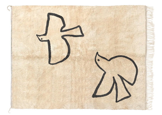 Image 1 of Tapis 4 couleurs en laine marocain 250cmx150cm