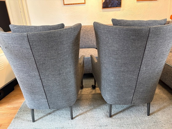 Image 1 of 2x De Padova - Fauteuil Tondo 05 de Vico Magistretti