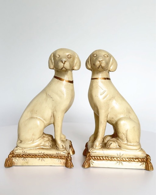 Staffordshire dogs style bookends
