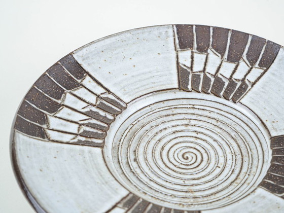 Ceramic bowl, Danish design, 1970s, manufactured by MA&S, designed by Marianne Starck, Starck Marianne, White (photo 5 of 11)