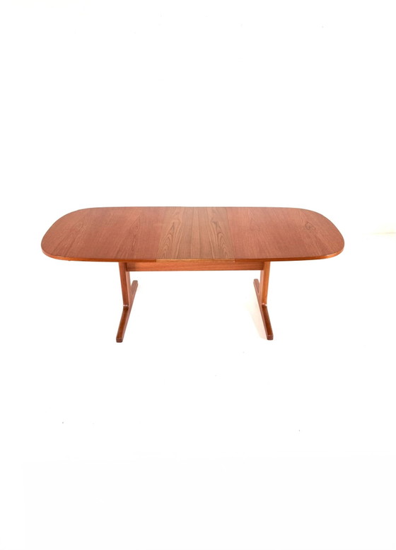 Vintage XL verlengbare Deense teakhouten eettafel ‘60 – Tavoli da pranzo, Wood (photo 7 of 15)