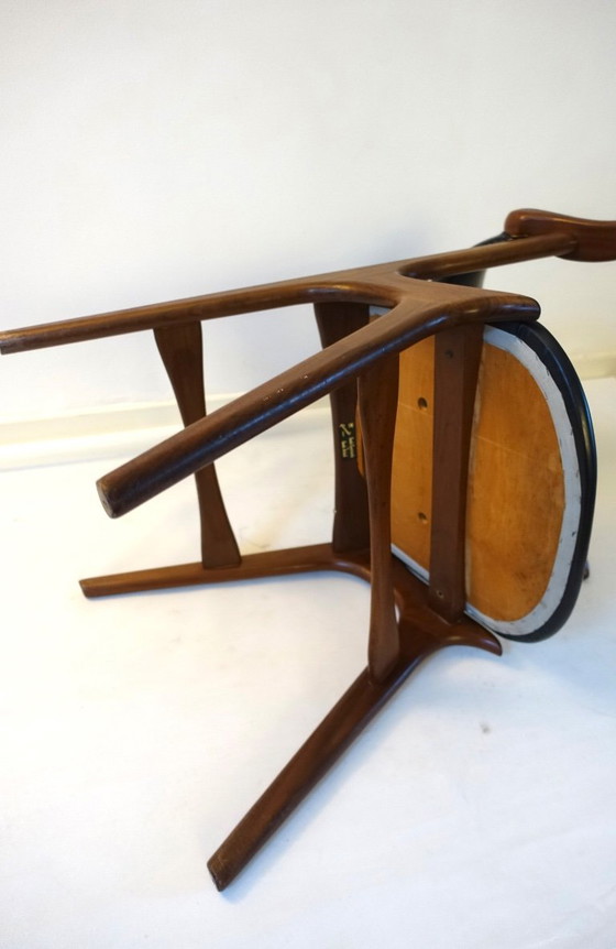 Image 1 of Sedia in corno di mucca Louis van Teffelen, anni '60, AWA