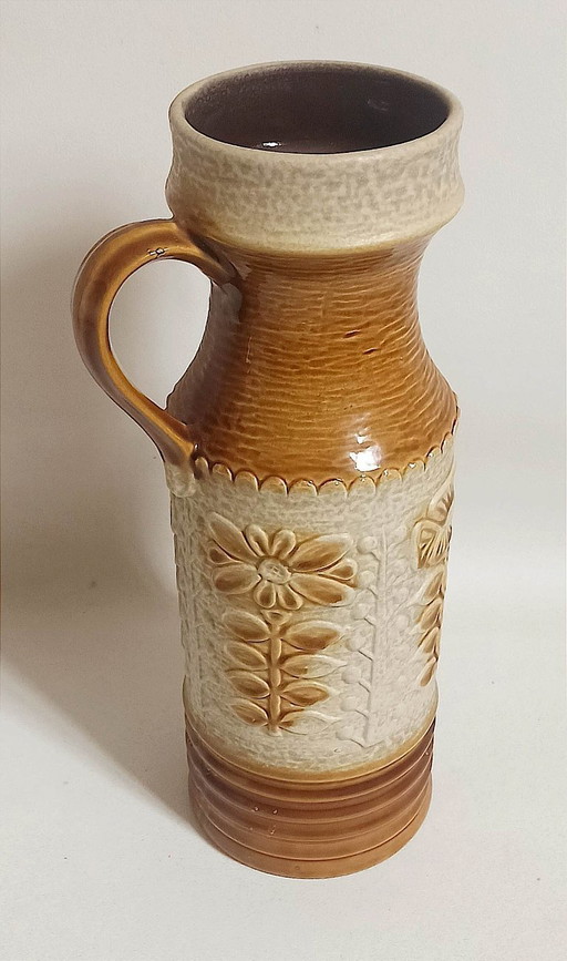 West Germany ceramic vase 70s Height 50 cm