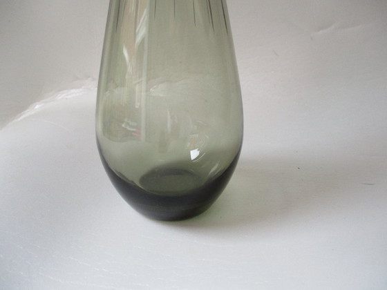 Image 1 of Jarrón soplado a boca con borde de plata 925, Wilhelm Binder, circa 1930 (alemán).