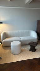 Paula sofa by Sofa Company with matching ottoman