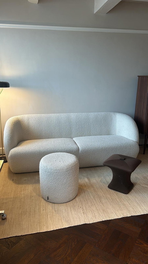 Paula sofa by Sofa Company with matching ottoman