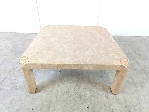 Table basse tessellée vintage