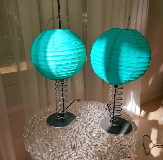Image 1 of Lampada a spirale vintage Ikea Rum Lamps Space Age