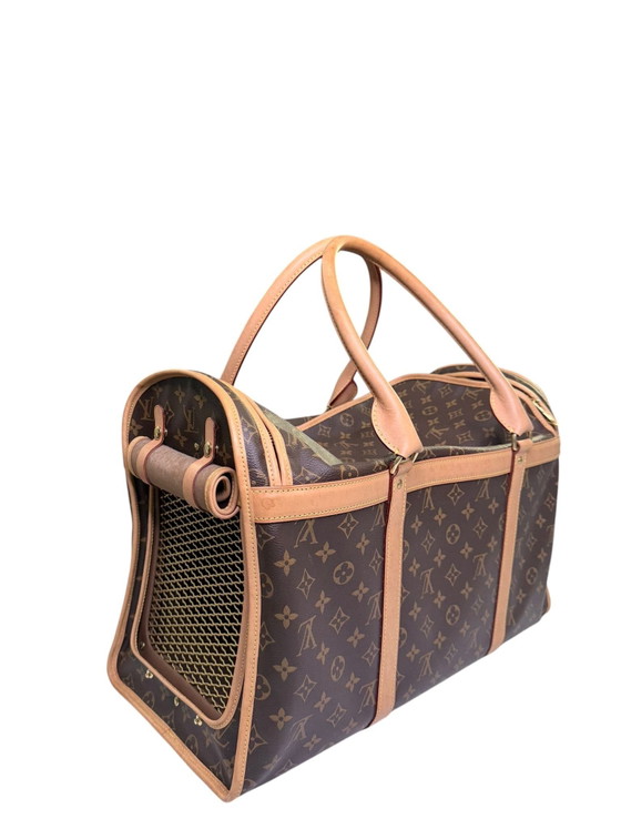 Image 1 of Louis Vuitton reistas met hondenmotief