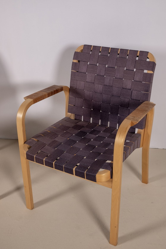 Image 1 of 2X Alvar Aalto Modell 45 Sessel, 1970S Artek Finnland