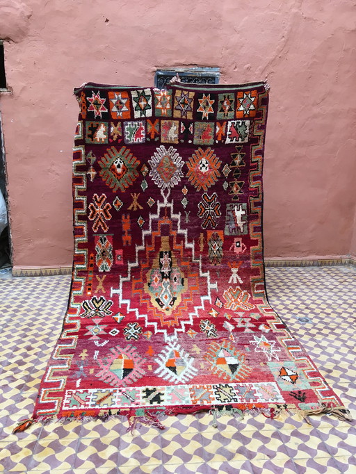 Boujaad Vintage Teppich 357 X 181 cm