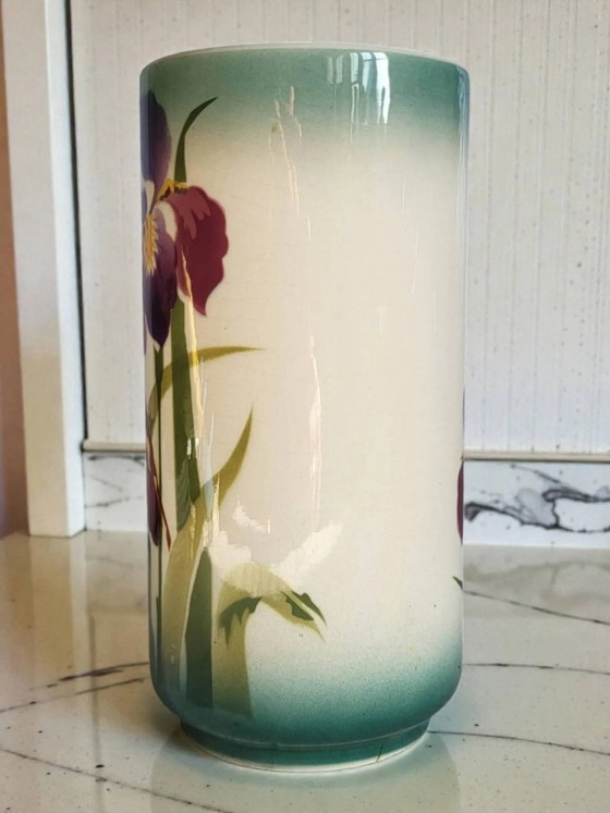 Jugendstil Vase aus Steingut von Choisy le Roi – Vasen, Porcelain, Art Nouveau (photo 4 of 8)