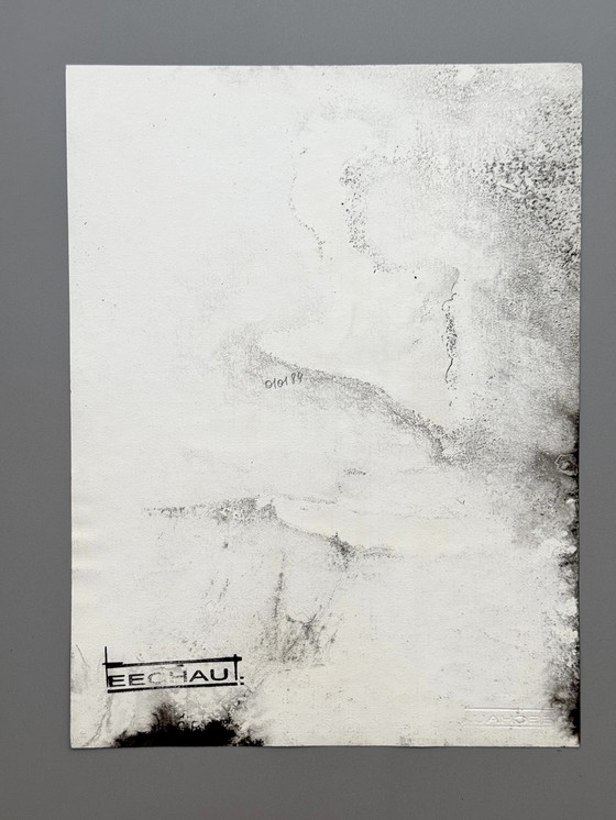 Image 1 of Eugène Eechaut (1928-2019) Abstrait + Collage, 1979