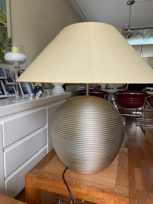 Two exclusive ceramic table lamps