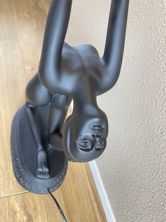 Image 1 of Vintage Art Deco Naakt Tafellamp Midden Eeuw