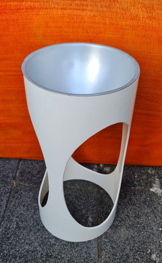 Image 1 of Space Age Ashtray Column Planter Fruit Bowl Unique