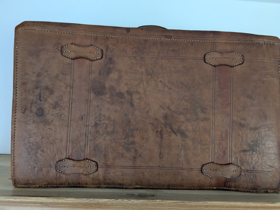 Image 1 of valise en cuir vintage