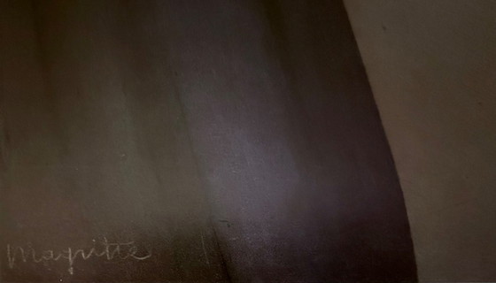 Image 1 of René Magritte: "Le Rencontre, 1926." Signed in the Plate.