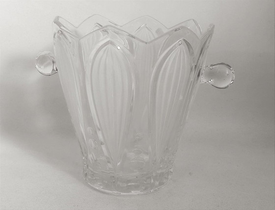 Image 1 of Kristallen ijsemmer, jaren 60-70, hoogte 23 cm