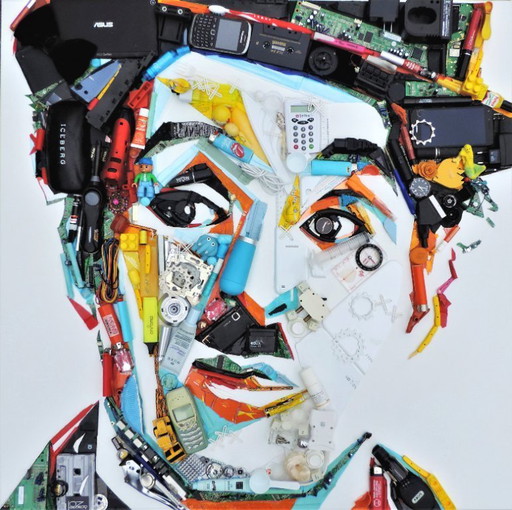 Charlie Circular Portrait by Joz Decruy