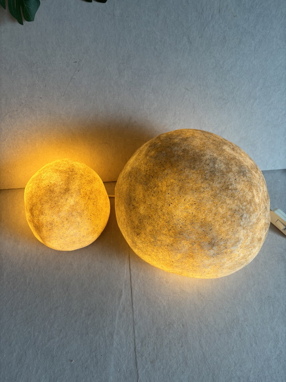 Image 1 of Vintage Falkenberg ‘Moon Rock’ Lamps 1980s