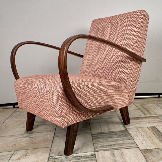 Image 1 of H 410 Armchair designed by Jindrich Halabala, 1940s, Czechoslovakia