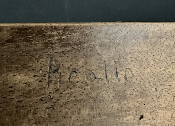 Maxín Picello – Gesigneerde, uit hout gesneden hagedissculptuur, Spanje, ca. 1960 – Beeldhouwkunst, Wood (photo 5 of 10)
