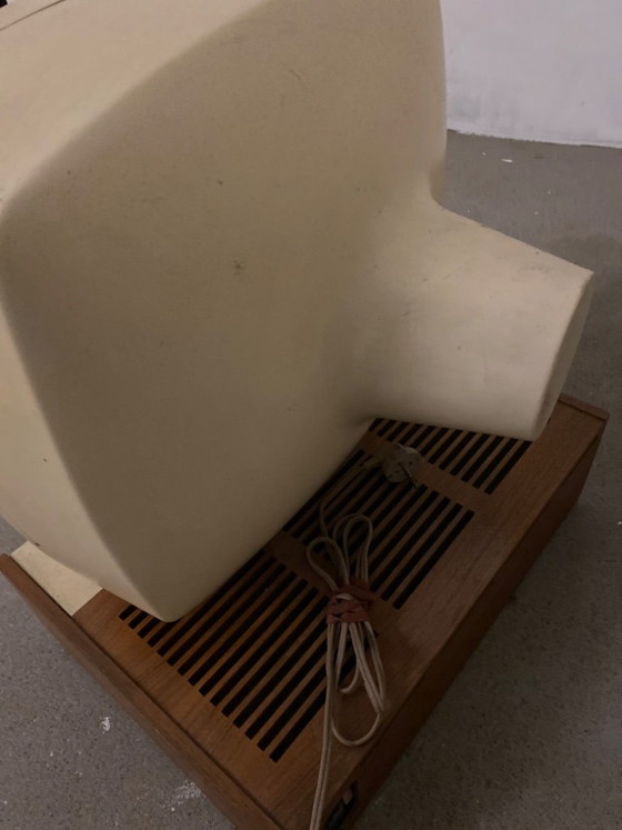 Televisore WEGA Vision 3000, crema e legno, Mobili TV, Plastica, Vintage (foto 2 di 5)