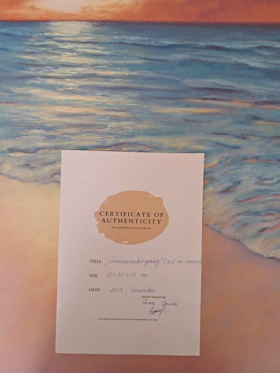 Irina Gauss - Sunrise - Artist's Painting – Paintings & Drawings, Canvas (photo 10 of 13)