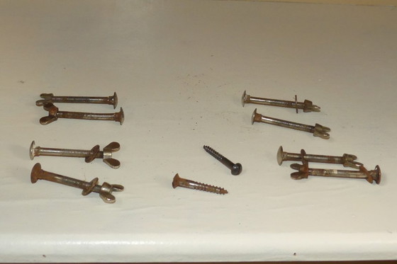 Image 1 of vintage kitchen buffet 40s 50s kitchen cabinet 3-piece industrial style retro